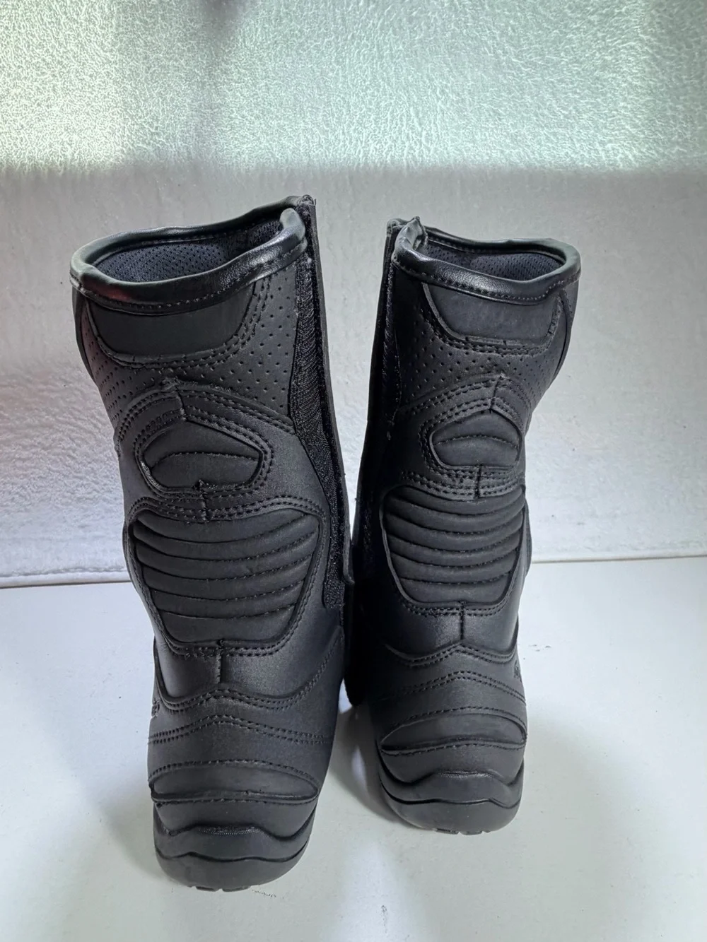 Tourmaster Solution WP Motorcycle Touring Boots Black Men’s 10 EU 44 Riding Boot